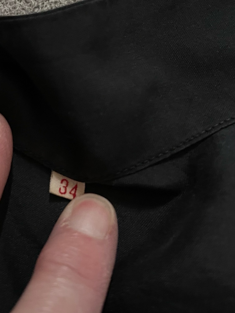 Black Silk Embroidered Short Sleeve Blouse - Picture 7 of 9